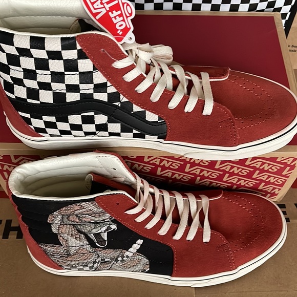 Vans Sk8-Hi Desert Snake/Chili Oil sneakers WMNS - Picture 4 of 16